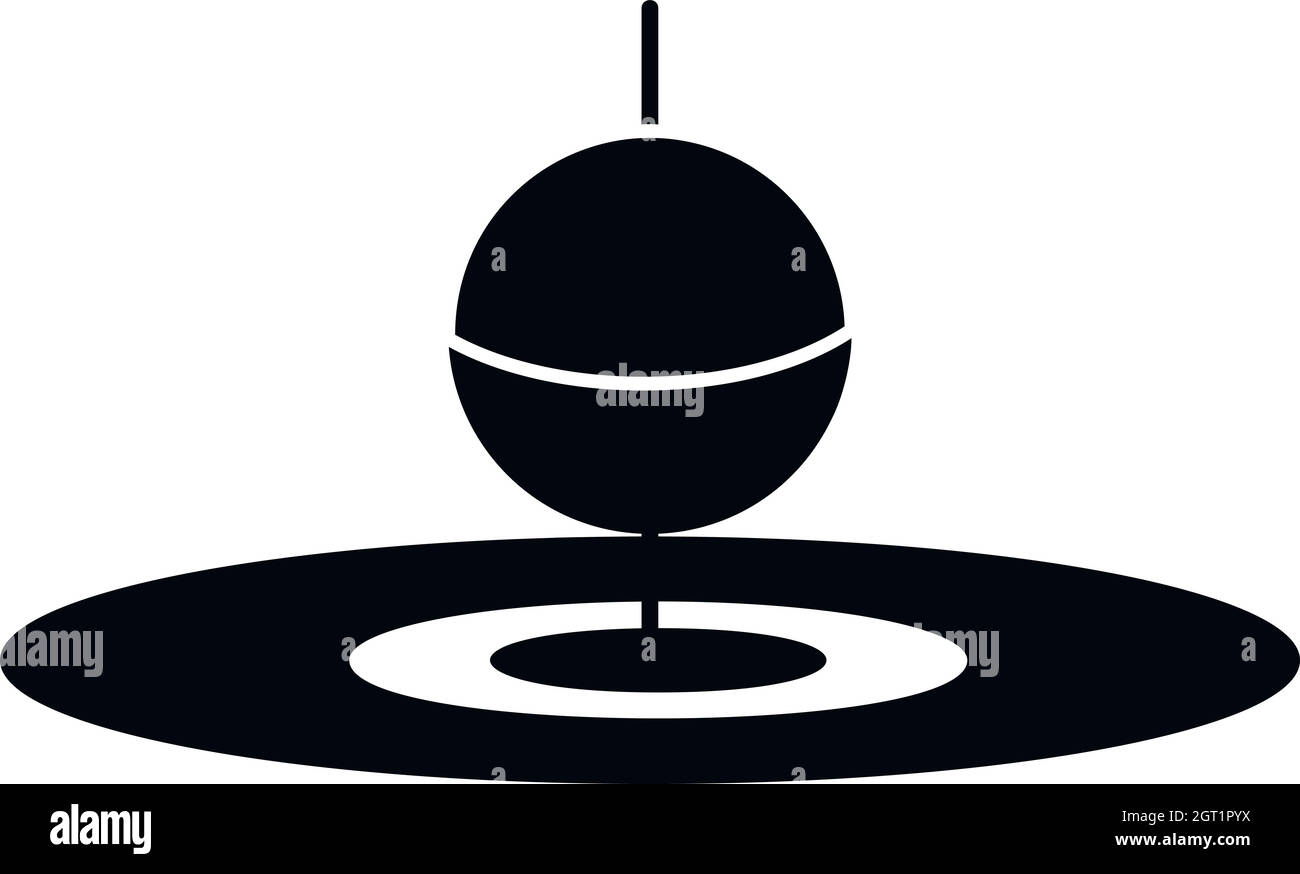 Petite icône de bêtre flottant, style simple Illustration de Vecteur