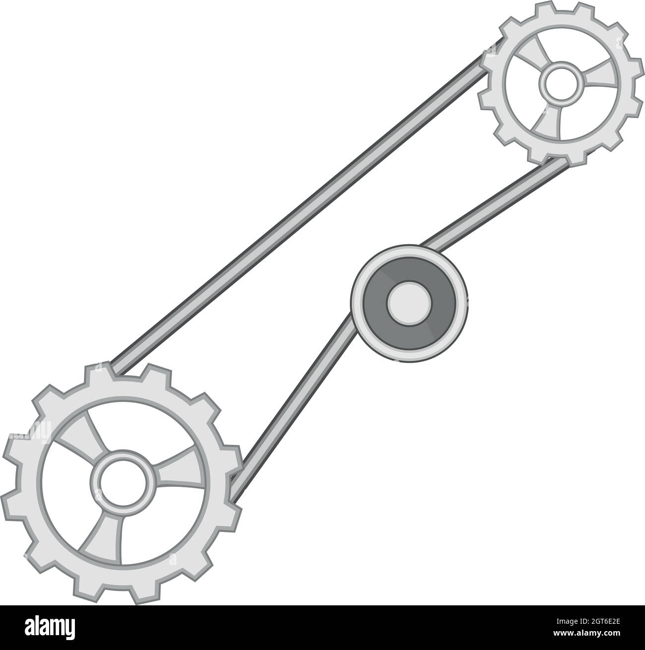 Courroie de distribution, l'icône de style cartoon Illustration de Vecteur