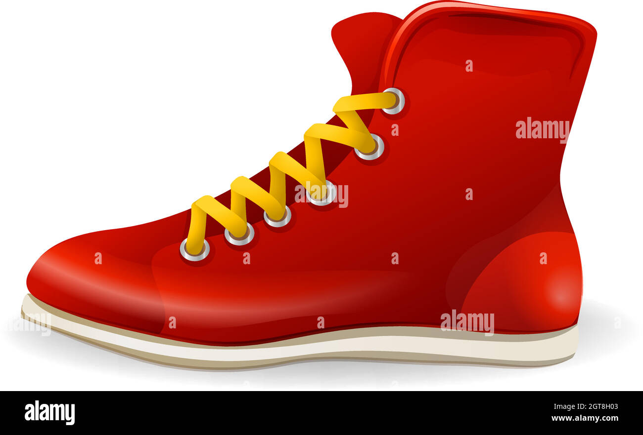 Chaussures à lacets Banque d'images vectorielles - Alamy