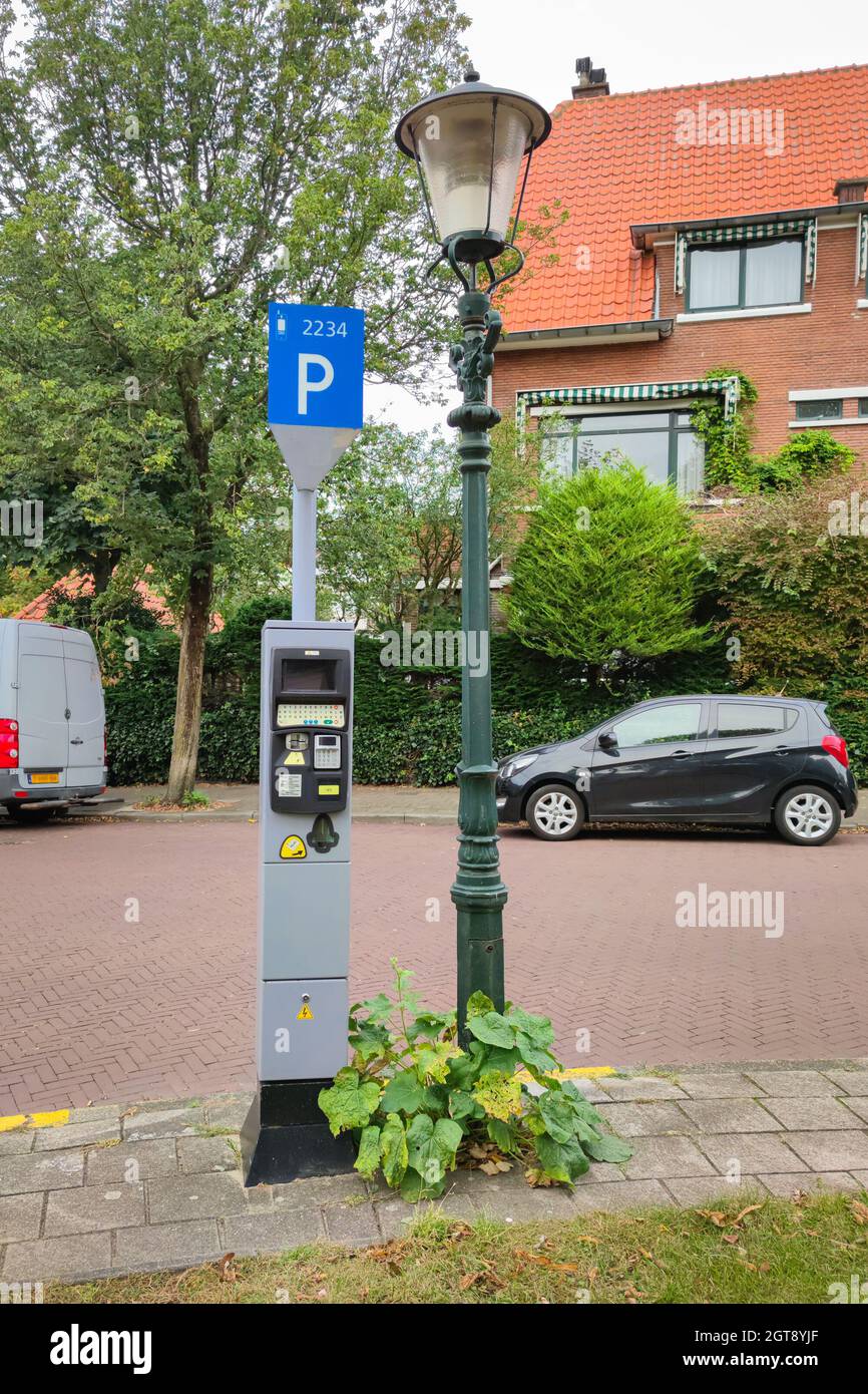 Parking gratuit dans la rue, La Haye, Pays-Bas Photo Stock - Alamy