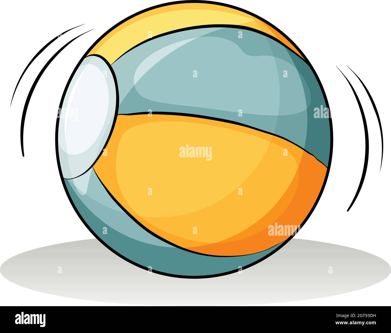 Une boule Illustration de Vecteur