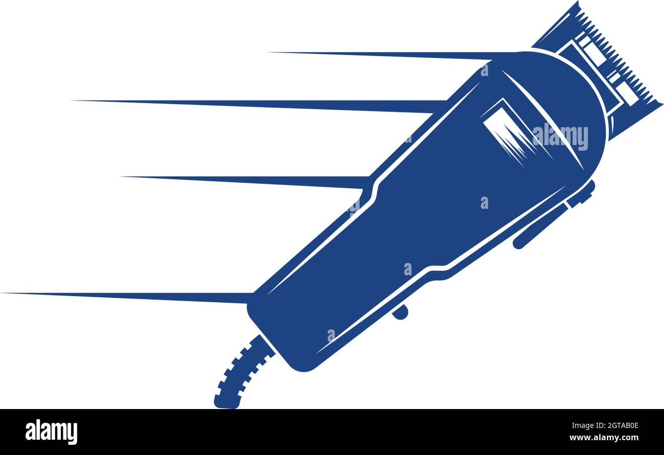 coupe-cheveux électriques à motif vectoriel d'icônes Illustration de Vecteur