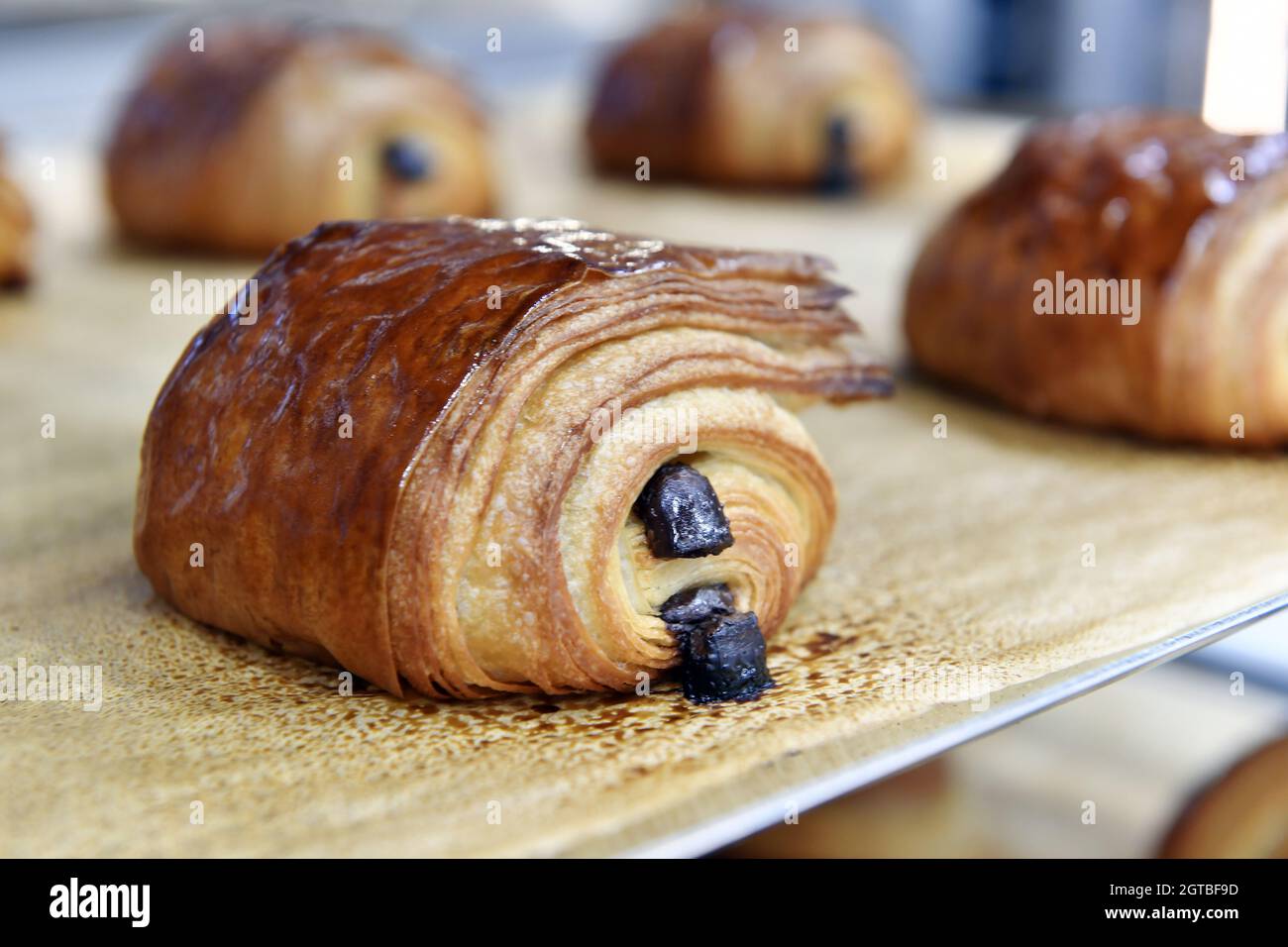 Produits de boulangerie français - Lyon - France Banque D'Images