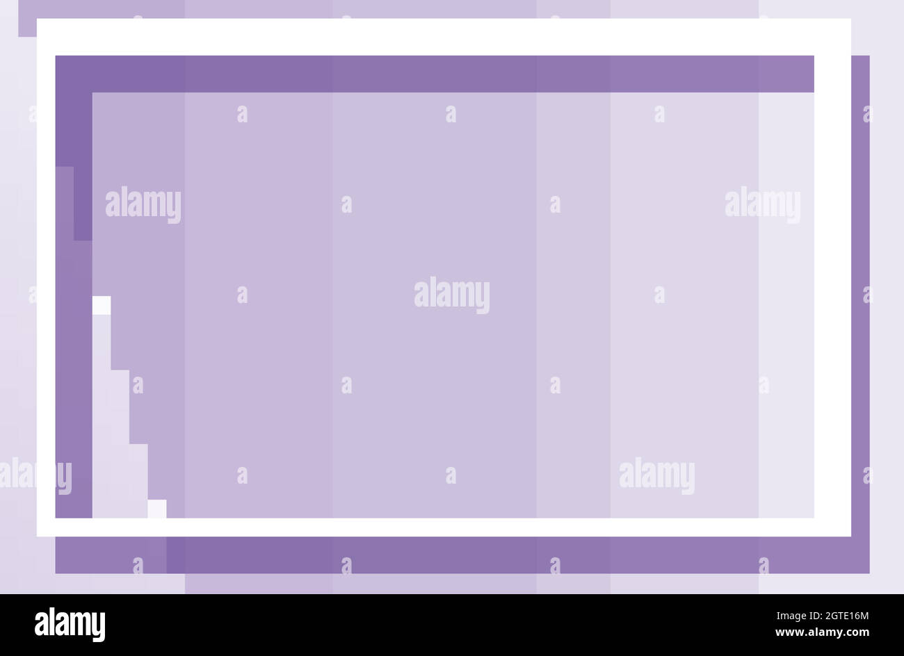 Arrière-plan violet avec cadre sqaure Illustration de Vecteur