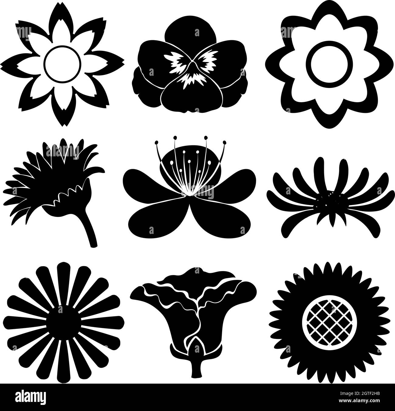 Fleurs Illustration de Vecteur