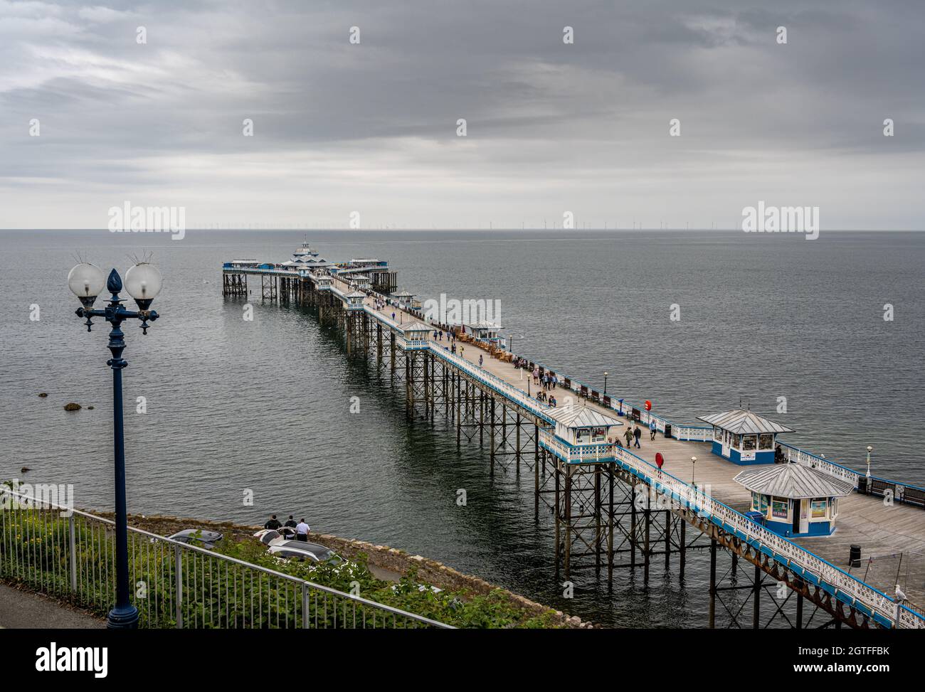 Pier, Llandudno, pays de Galles du Nord Banque D'Images