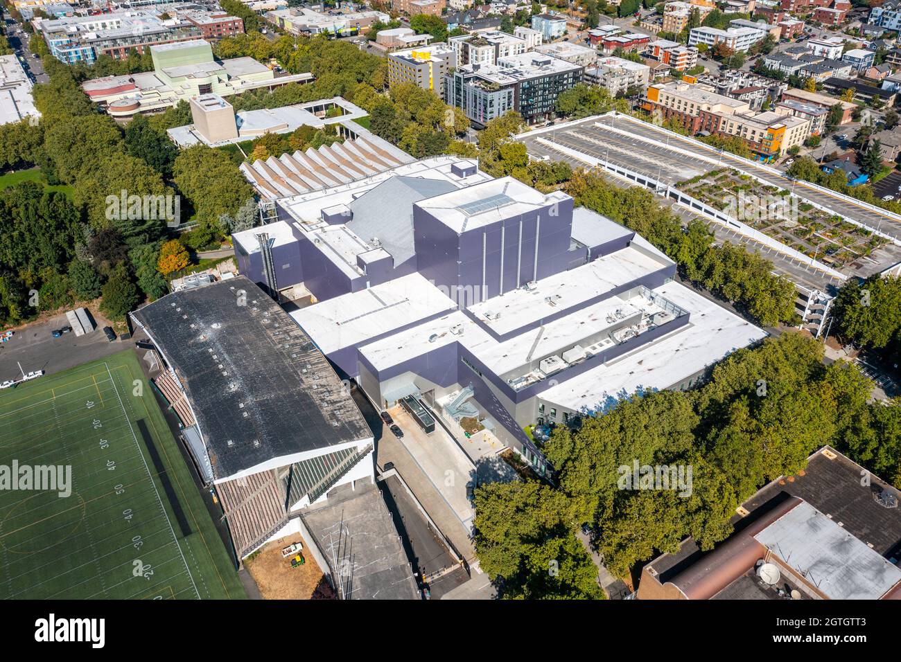 McCaw Hall, Pacific Northwest Ballet & Seattle Opera, Seattle, Washington, États-Unis Banque D'Images