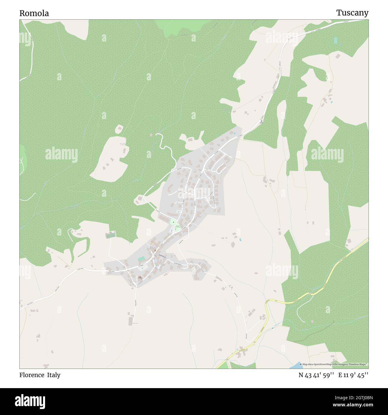 Romola, Florence, Italie, Toscane, N 43 41' 59'', E 11 9' 45'', carte, carte intemporelle publiée en 2021.Les voyageurs, les explorateurs et les aventuriers comme Florence Nightingale, David Livingstone, Ernest Shackleton, Lewis et Clark et Sherlock Holmes se sont appuyés sur des cartes pour planifier leurs voyages dans les coins les plus reculés du monde. Timeless Maps dresse la carte de la plupart des sites du monde, montrant ainsi la réalisation de grands rêves Banque D'Images