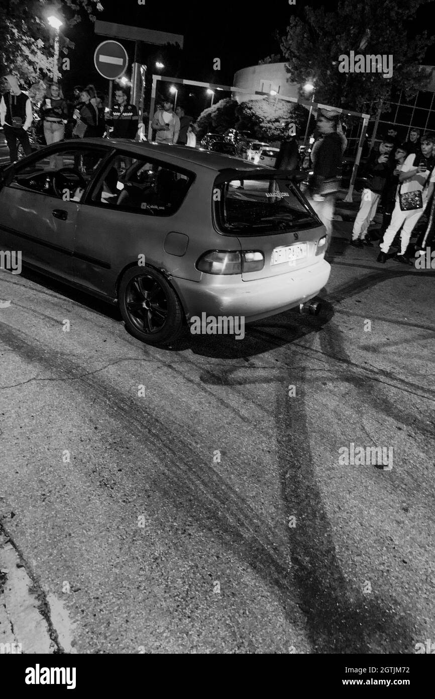 Car tuning show Banque d'images noir et blanc Alamy