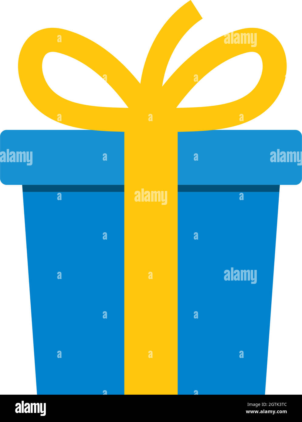 icône vectorielle du logo de la boîte cadeau Illustration de Vecteur