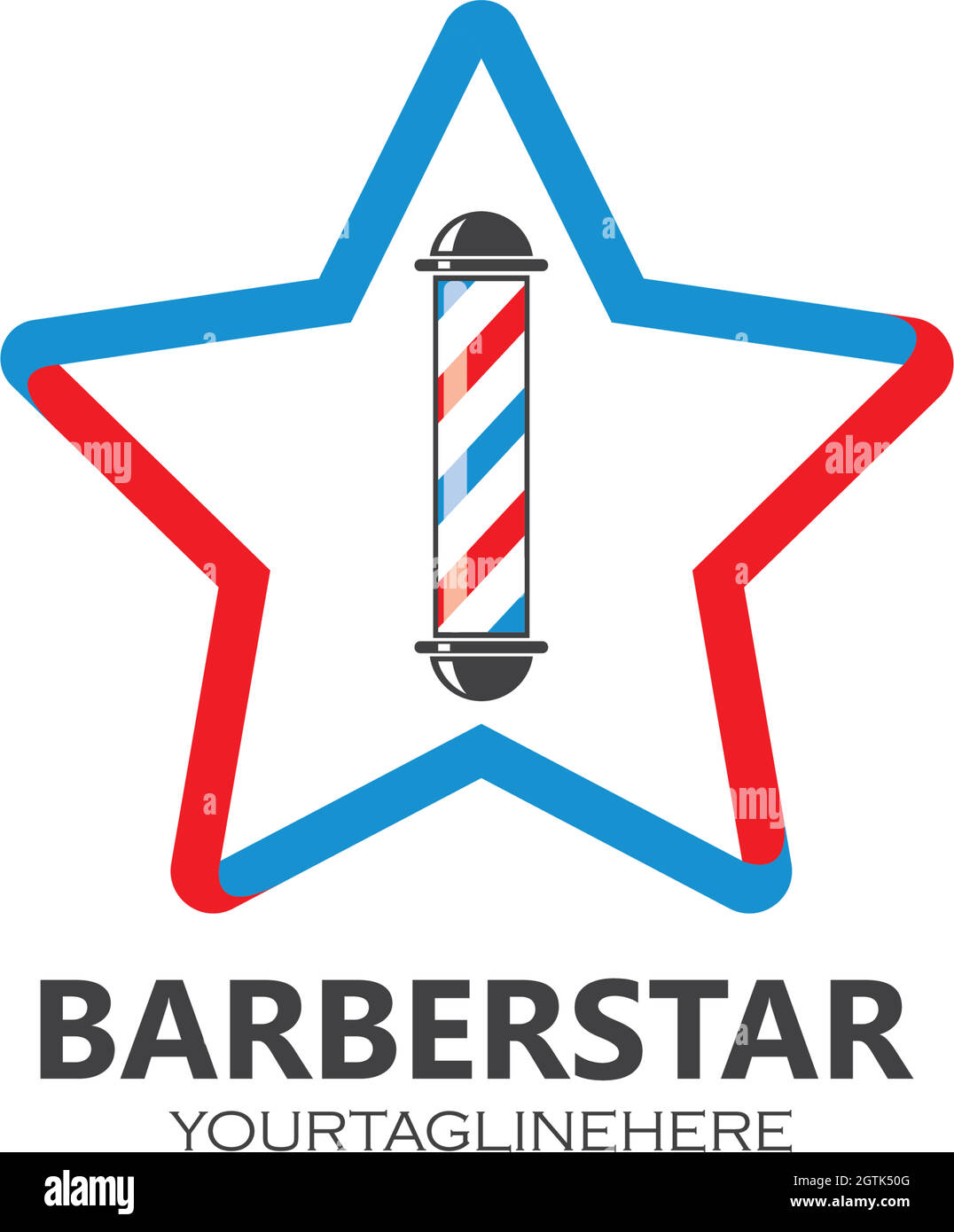 icône du salon de coiffure icône vectorielle Illustration de Vecteur