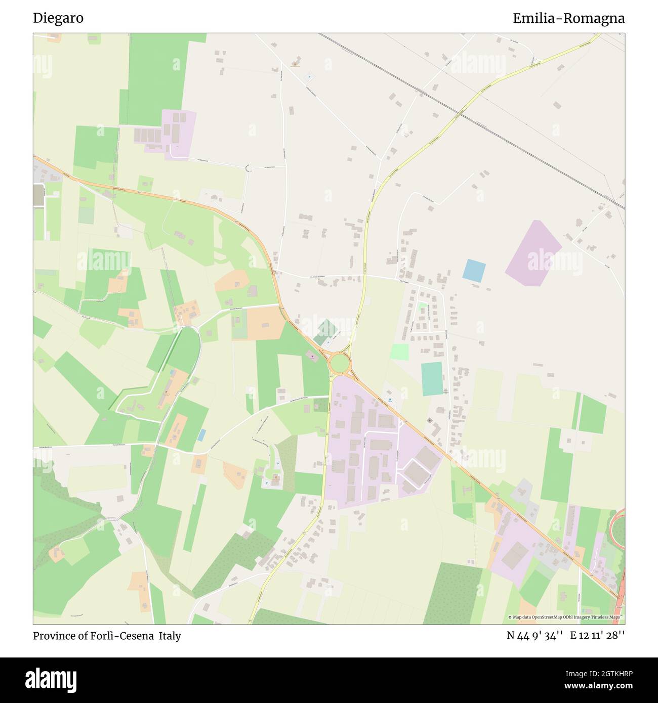 Diegaro, province de Forlì-Cesena, Italie, Émilie-Romagne, N 44 9' 34'', E 12 11' 28'', carte, carte intemporelle publiée en 2021.Les voyageurs, les explorateurs et les aventuriers comme Florence Nightingale, David Livingstone, Ernest Shackleton, Lewis et Clark et Sherlock Holmes se sont appuyés sur des cartes pour planifier leurs voyages dans les coins les plus reculés du monde. Timeless Maps dresse la carte de la plupart des sites du monde, montrant ainsi la réalisation de grands rêves Banque D'Images