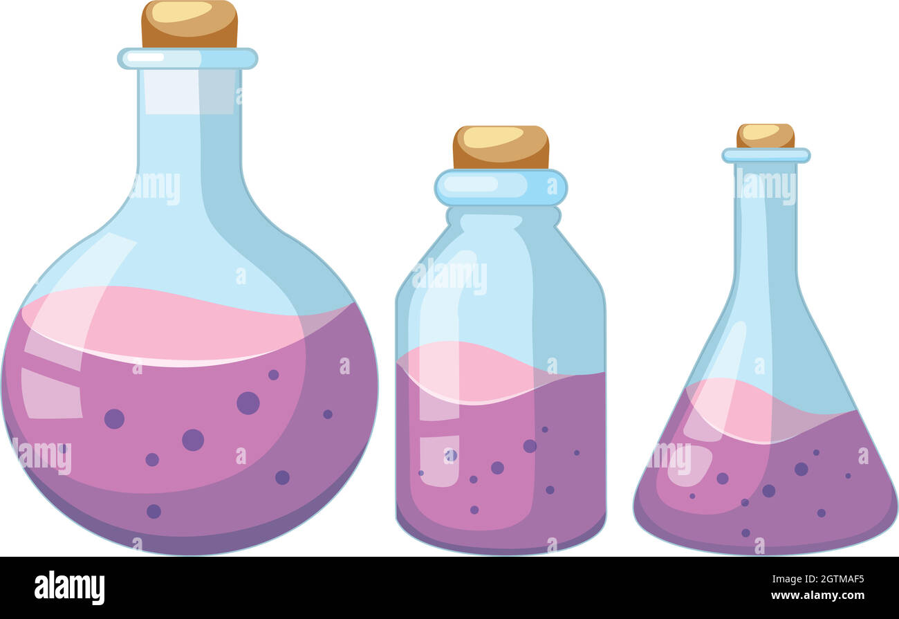 Kit de conteneur d'outils de laboratoire Illustration de Vecteur