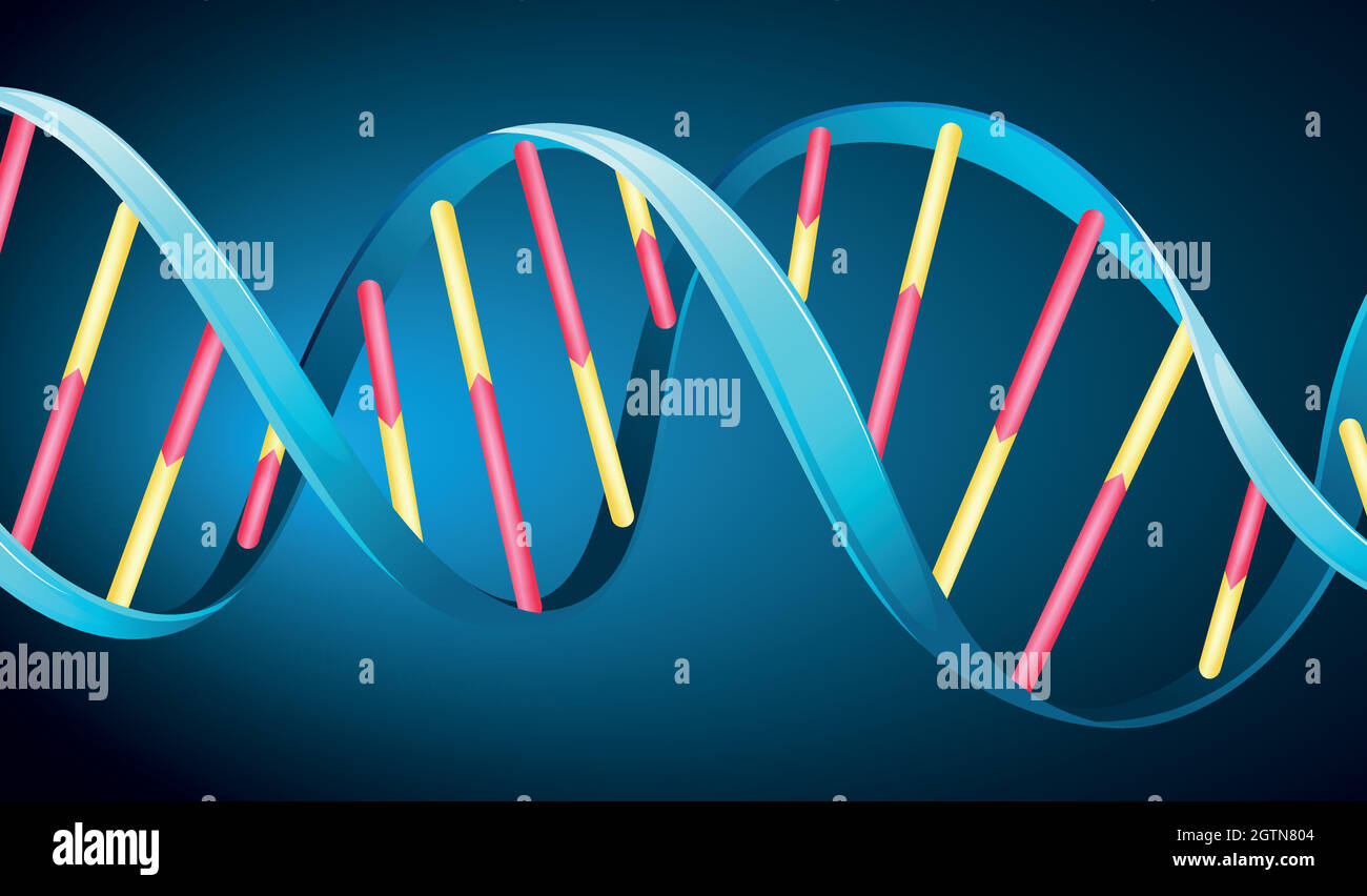 ADN Illustration de Vecteur