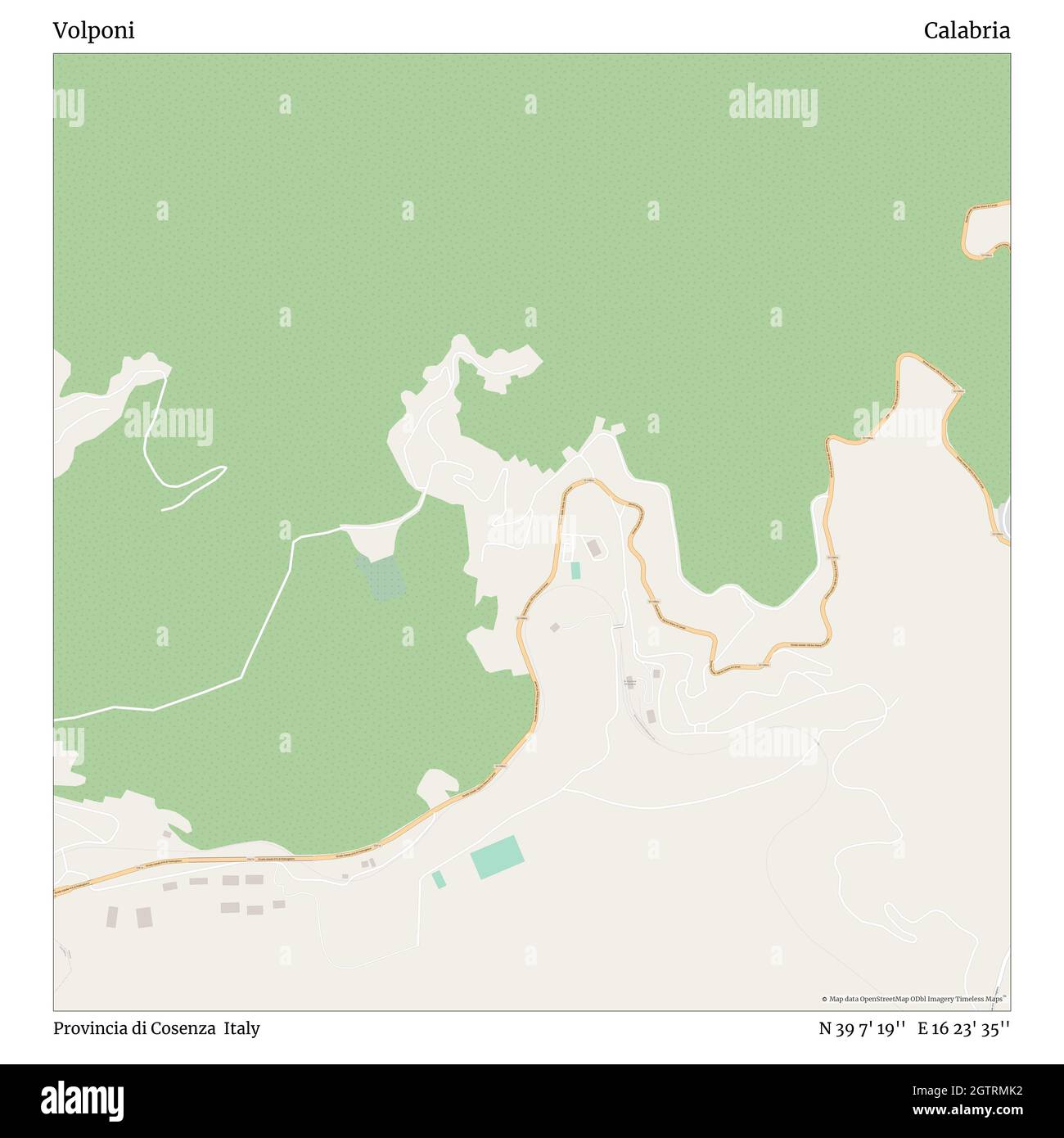 Volponi, Provincia di Cosenza, Italie, Calabre, N 39 7' 19'', E 16 23' 35'', carte, carte intemporelle publiée en 2021.Les voyageurs, les explorateurs et les aventuriers comme Florence Nightingale, David Livingstone, Ernest Shackleton, Lewis et Clark et Sherlock Holmes se sont appuyés sur des cartes pour planifier leurs voyages dans les coins les plus reculés du monde. Timeless Maps dresse la carte de la plupart des sites du monde, montrant ainsi la réalisation de grands rêves Banque D'Images