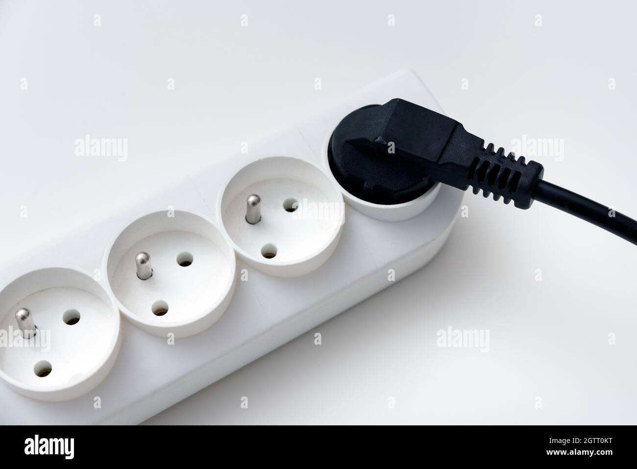 Prise électrique, concept de hausse des prix de l'électricité Banque D'Images