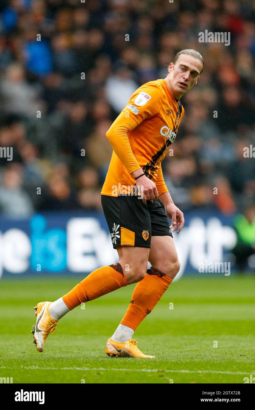 Tom Eaves #9 de Hull City Banque D'Images