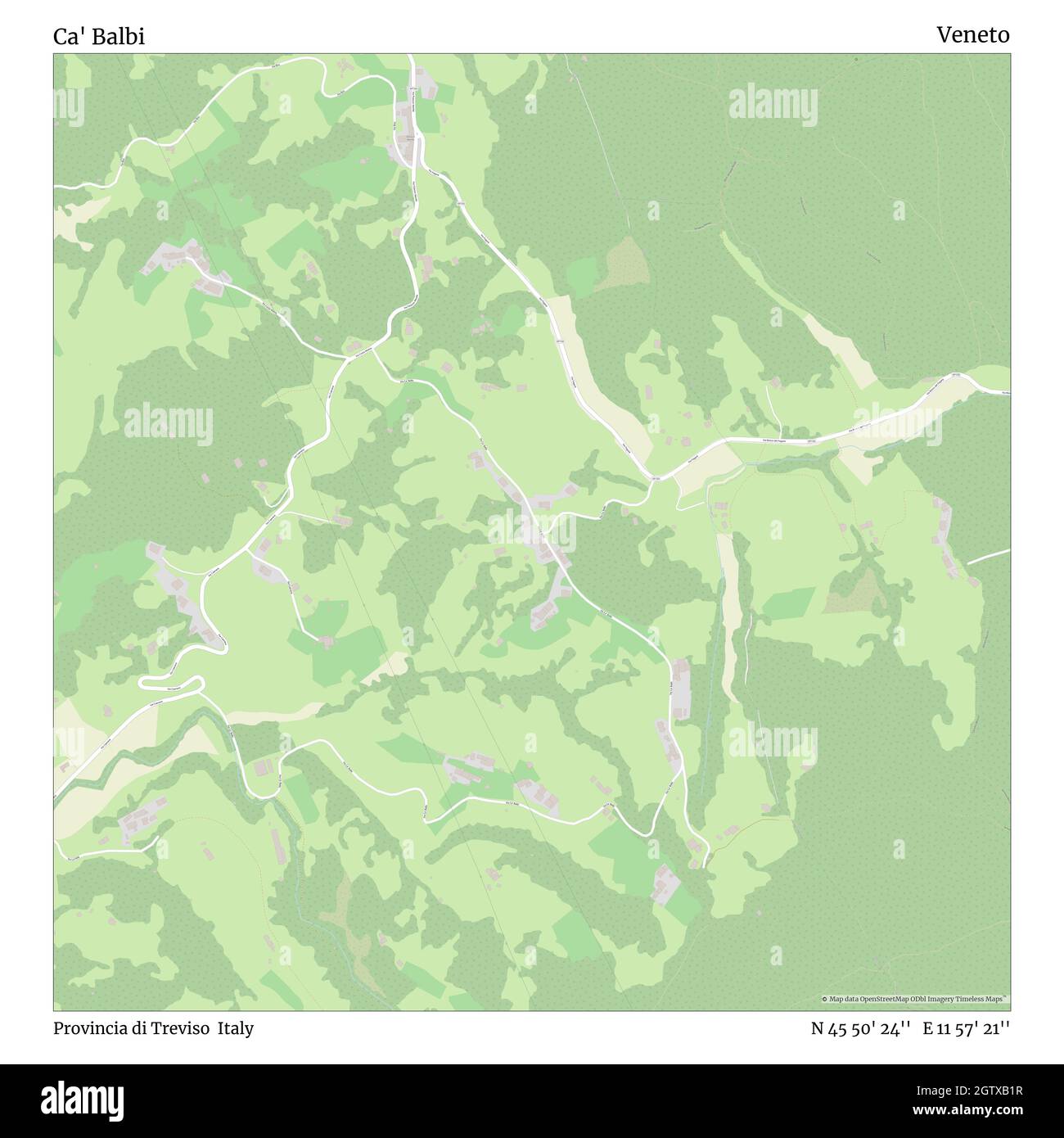 CA' Balbi, Provincia di Trévise, Italie, Vénétie, N 45 50' 24'', E 11 57' 21'', carte, carte intemporelle publiée en 2021.Les voyageurs, les explorateurs et les aventuriers comme Florence Nightingale, David Livingstone, Ernest Shackleton, Lewis et Clark et Sherlock Holmes se sont appuyés sur des cartes pour planifier leurs voyages dans les coins les plus reculés du monde. Timeless Maps dresse la carte de la plupart des sites du monde, montrant ainsi la réalisation de grands rêves Banque D'Images
