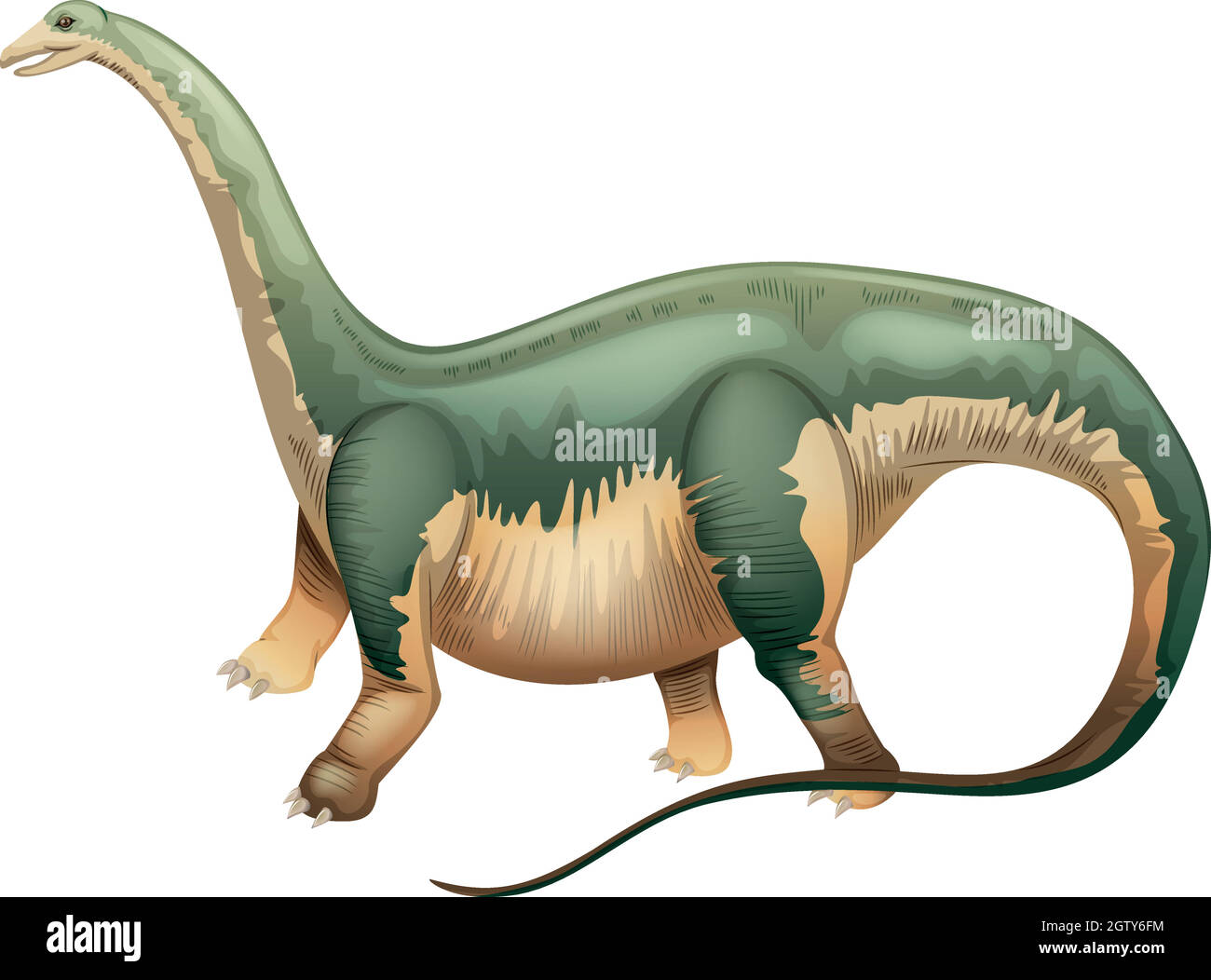 Apatosaurus Illustration de Vecteur