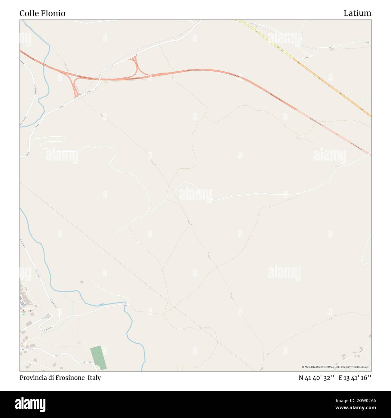 Colle Flonio, Provincia di Frosinone, Italie, Latium, N 41 40' 32'', E 13 41' 16'', carte, carte intemporelle publiée en 2021.Les voyageurs, les explorateurs et les aventuriers comme Florence Nightingale, David Livingstone, Ernest Shackleton, Lewis et Clark et Sherlock Holmes se sont appuyés sur des cartes pour planifier leurs voyages dans les coins les plus reculés du monde. Timeless Maps dresse la carte de la plupart des sites du monde, montrant ainsi la réalisation de grands rêves Banque D'Images