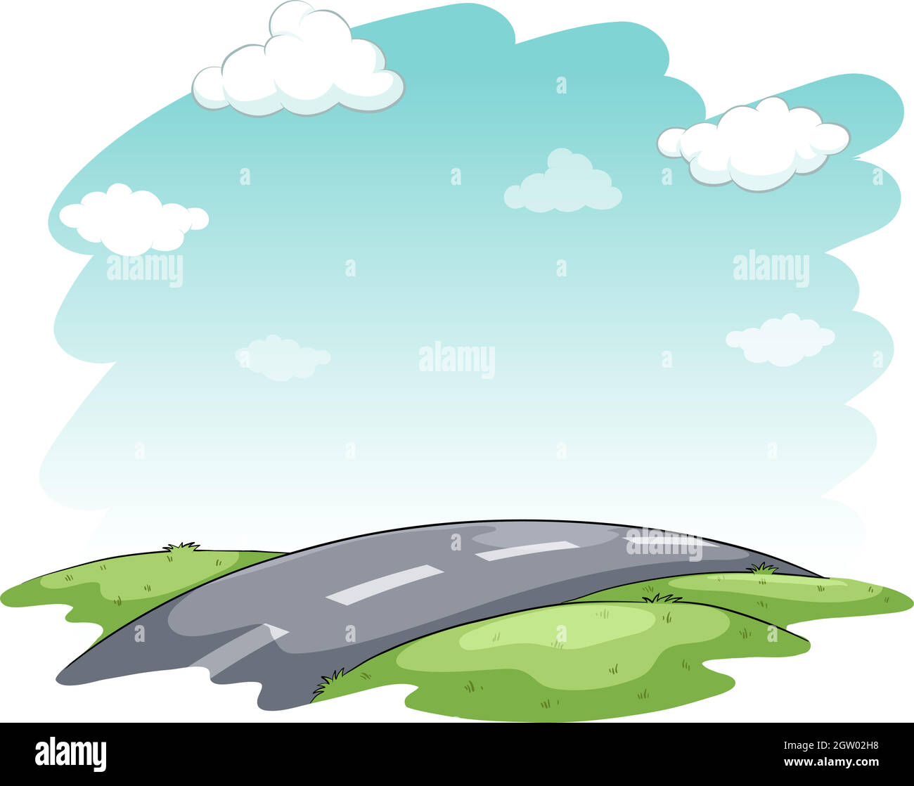 Frapper l'idiome de la route Illustration de Vecteur