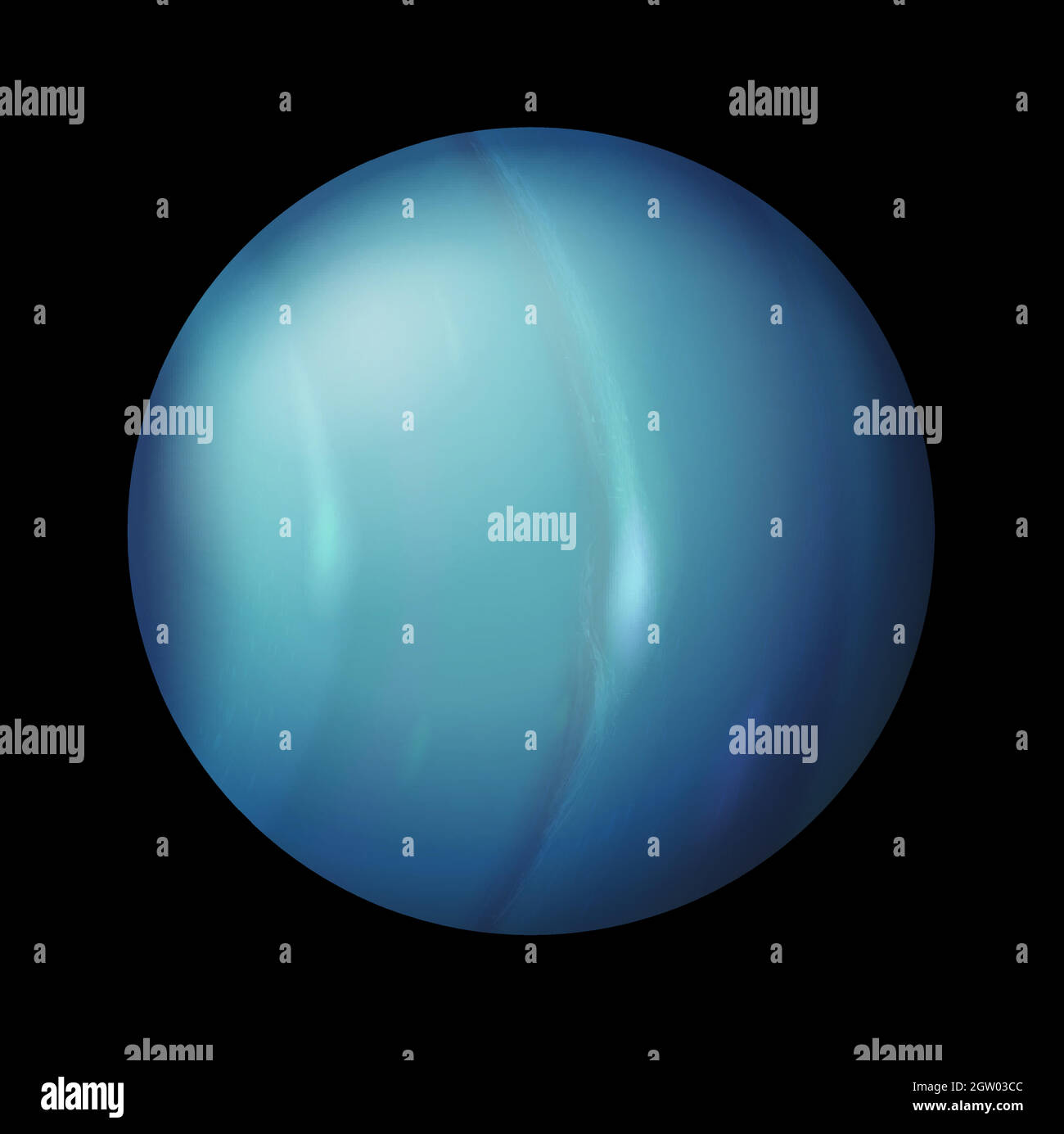 Uranus Illustration de Vecteur