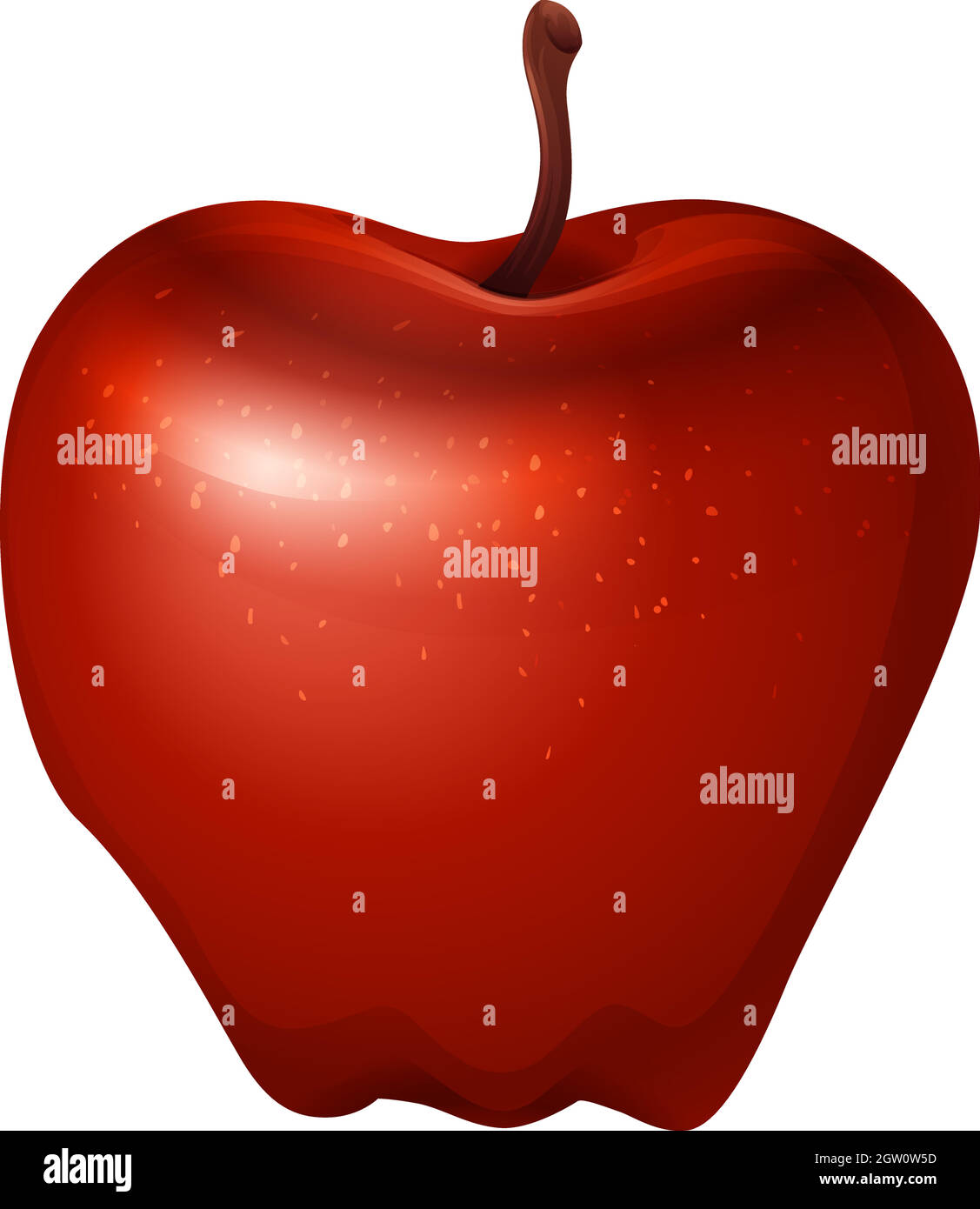 Pomme Croquee Banque D Images Vectorielles Alamy