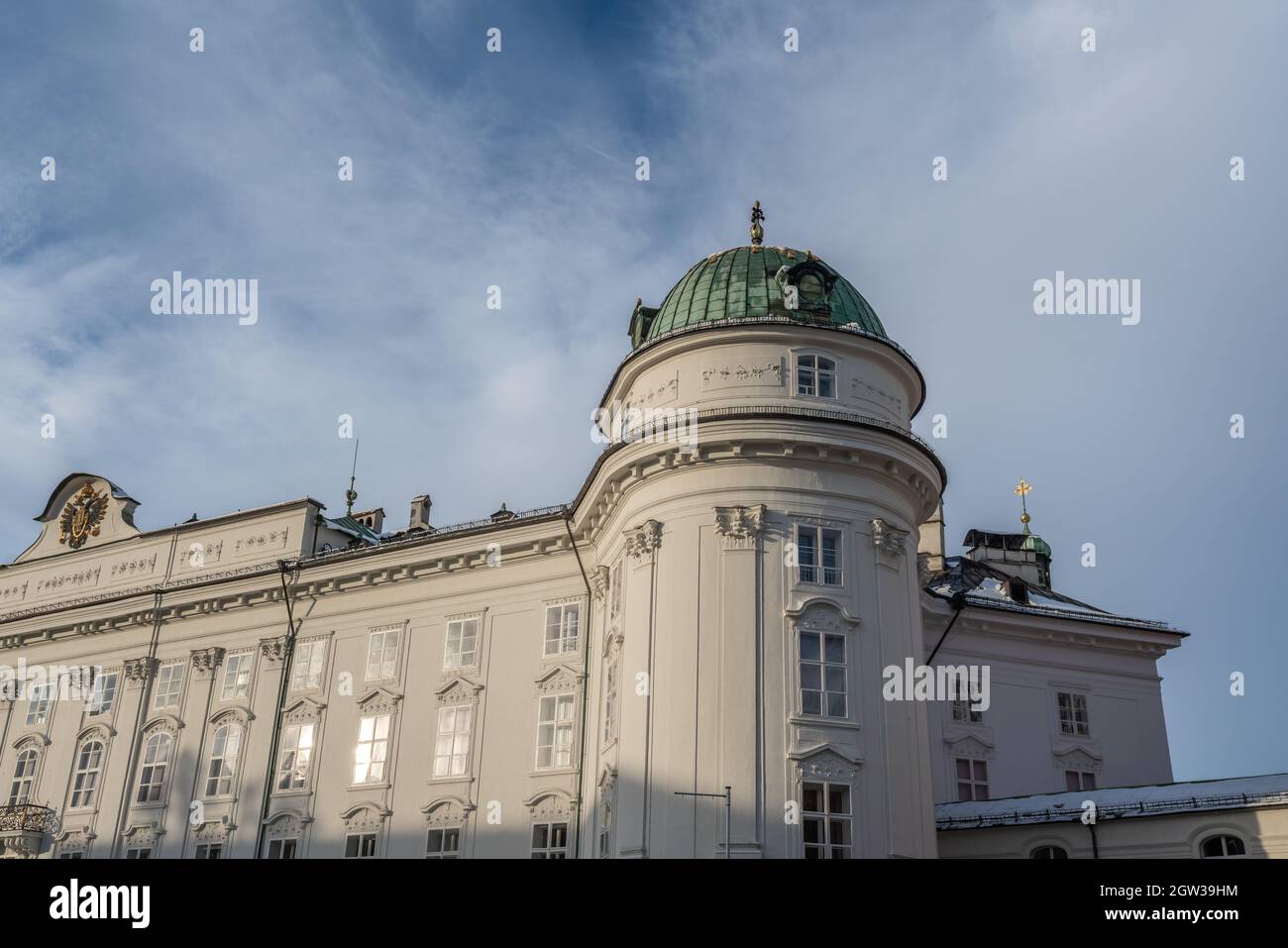 Palais impérial Hofburg - Innsbruck, Tyrol, Autriche Banque D'Images
