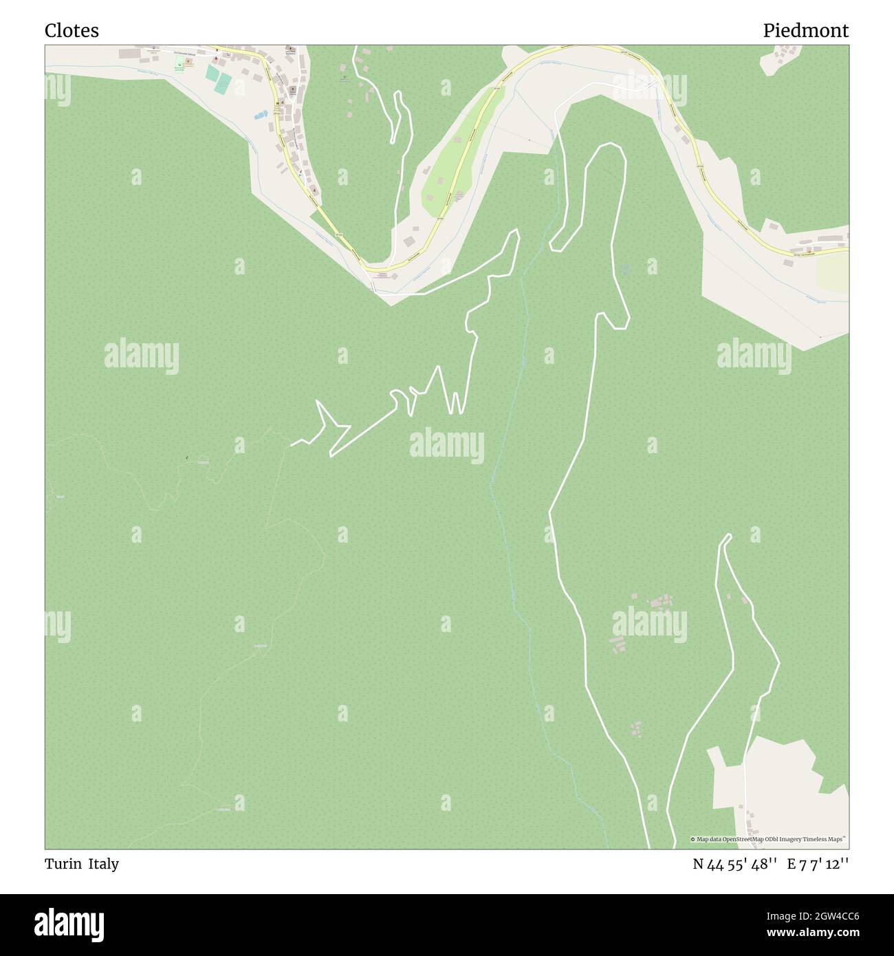 Clotes, Turin, Italie, Piémont, N 44 55' 48'', E 7 7' 12'', carte, carte intemporelle publiée en 2021.Les voyageurs, les explorateurs et les aventuriers comme Florence Nightingale, David Livingstone, Ernest Shackleton, Lewis et Clark et Sherlock Holmes se sont appuyés sur des cartes pour planifier leurs voyages dans les coins les plus reculés du monde. Timeless Maps dresse la carte de la plupart des sites du monde, montrant ainsi la réalisation de grands rêves Banque D'Images