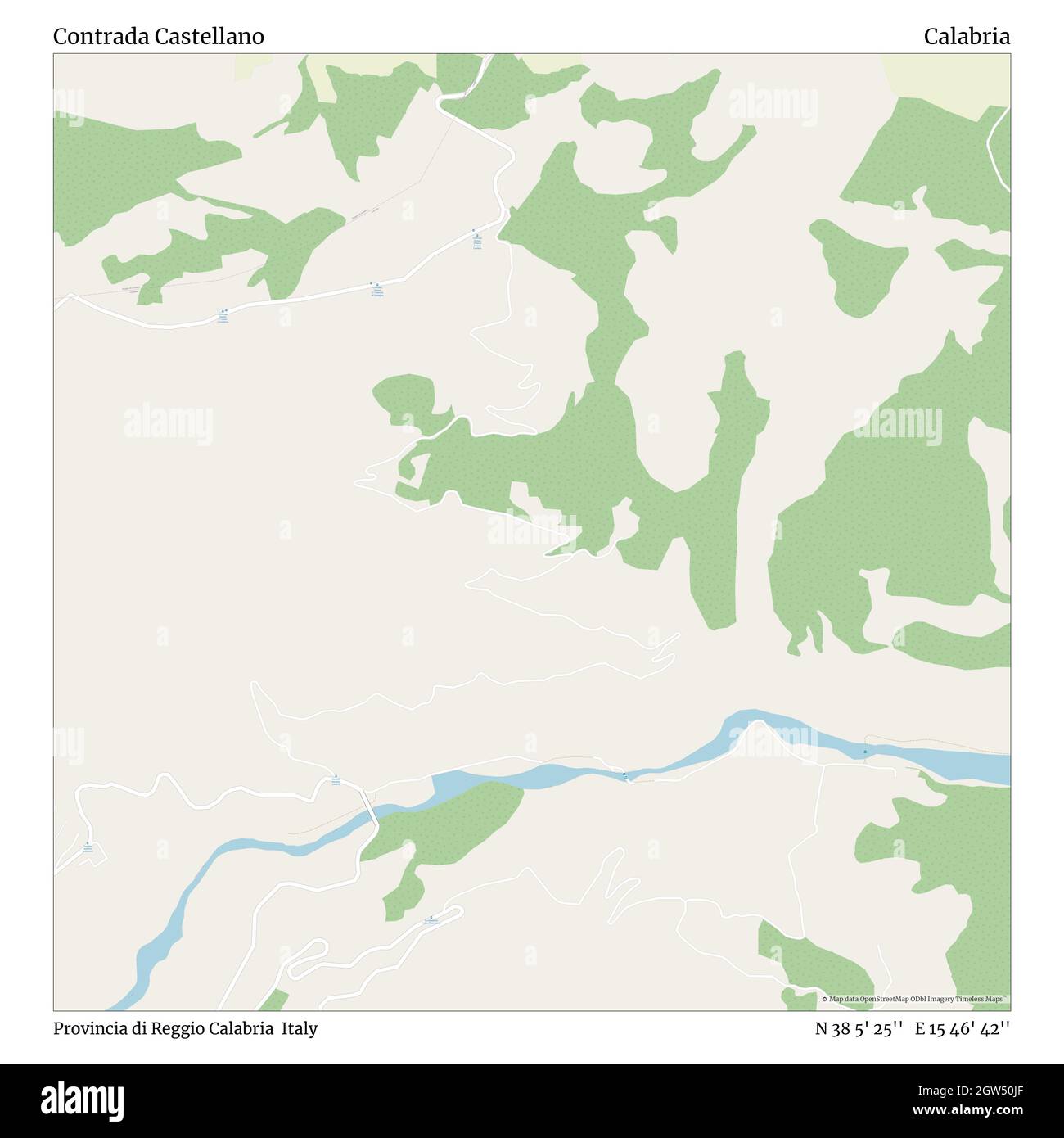 Contrada Castellano, Provincia di Reggio Calabria, Italie, Calabre, N 38 5' 25'', E 15 46' 42'', carte, carte intemporelle publiée en 2021.Les voyageurs, les explorateurs et les aventuriers comme Florence Nightingale, David Livingstone, Ernest Shackleton, Lewis et Clark et Sherlock Holmes se sont appuyés sur des cartes pour planifier leurs voyages dans les coins les plus reculés du monde. Timeless Maps dresse la carte de la plupart des sites du monde, montrant ainsi la réalisation de grands rêves Banque D'Images