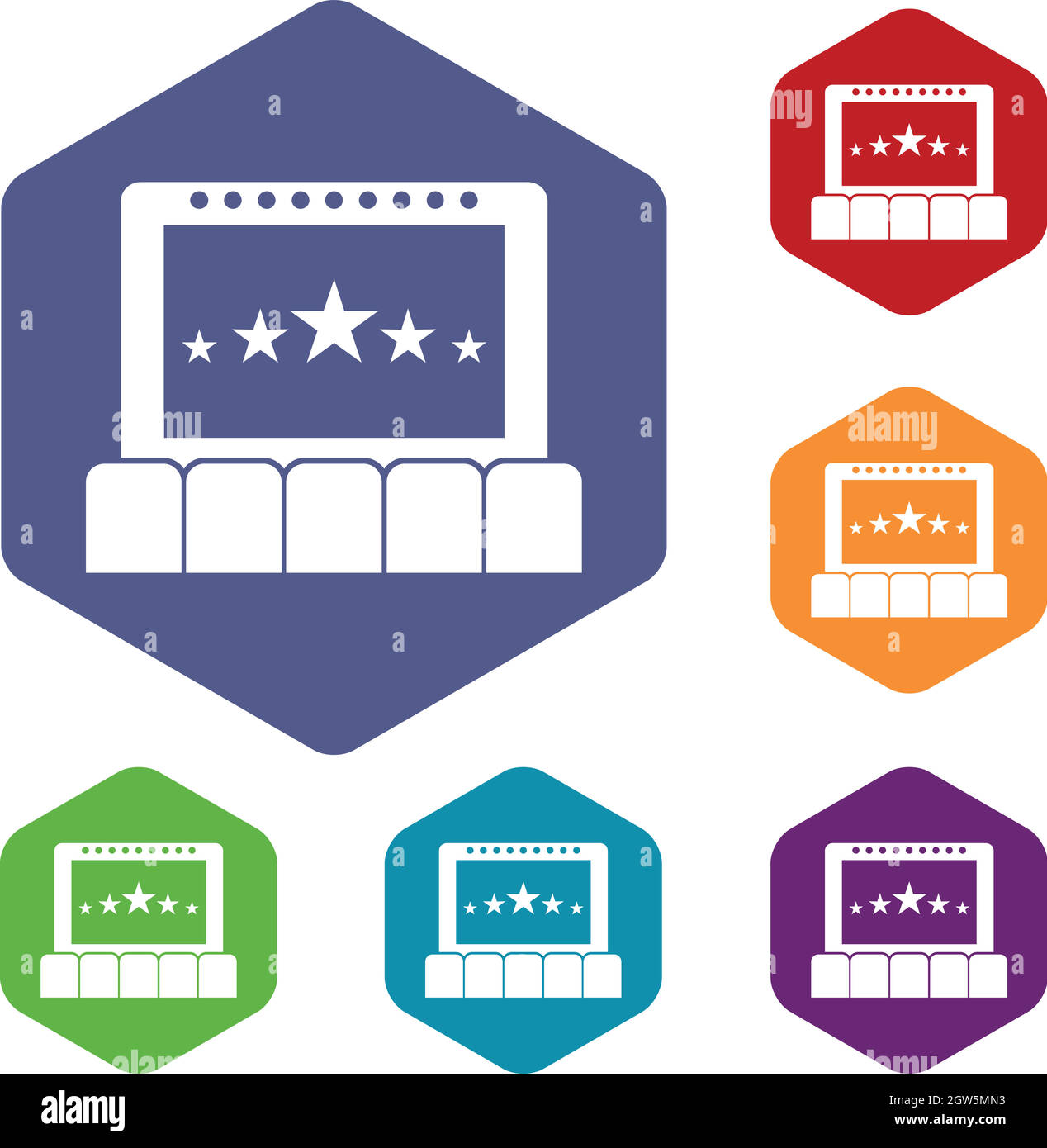 Cinema icons set Illustration de Vecteur Cinema icons set Illustration de Vecteur