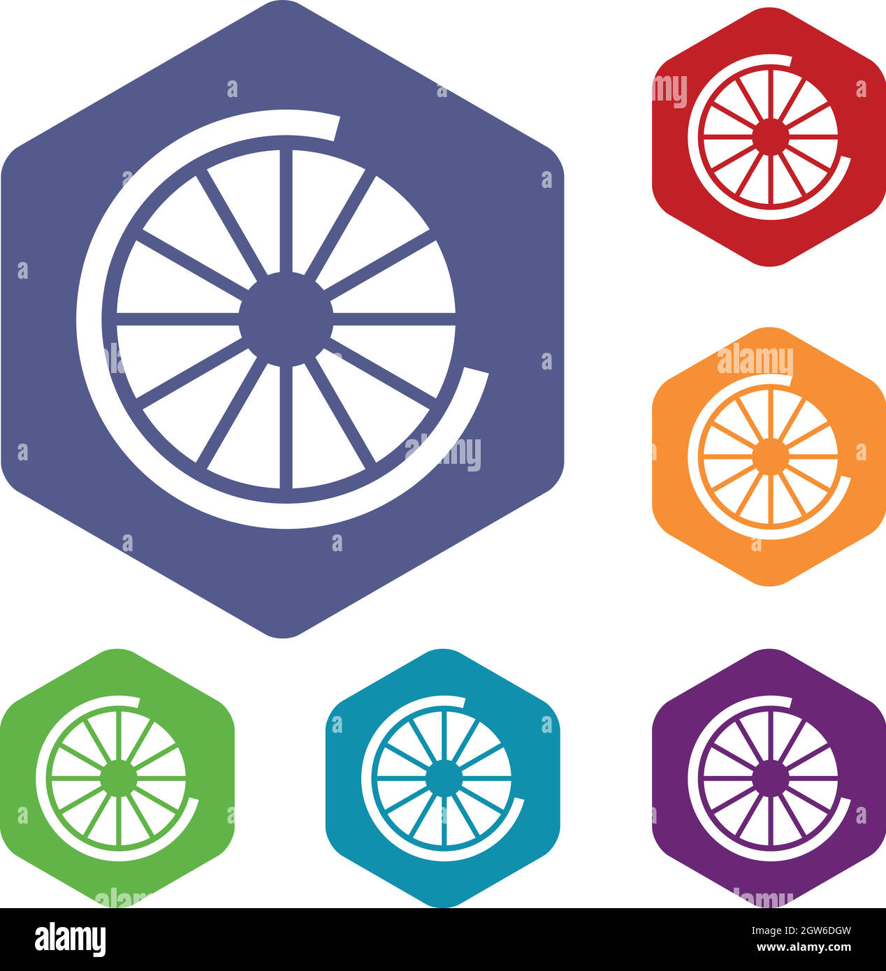 Inscription téléchargement incomplet icons set Illustration de Vecteur