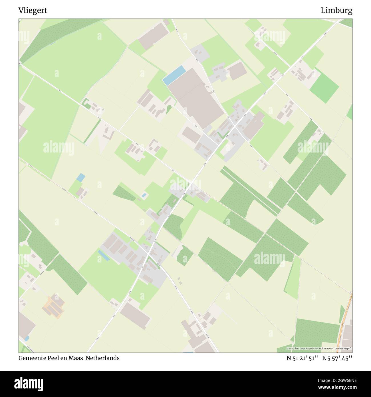 Vliegert, Gemeente Peel en Maas, pays-Bas, Limbourg, N 51 21' 51'', E 5 57' 45'', carte, carte intemporelle publiée en 2021.Les voyageurs, les explorateurs et les aventuriers comme Florence Nightingale, David Livingstone, Ernest Shackleton, Lewis et Clark et Sherlock Holmes se sont appuyés sur des cartes pour planifier leurs voyages dans les coins les plus reculés du monde. Timeless Maps dresse la carte de la plupart des sites du monde, montrant ainsi la réalisation de grands rêves Banque D'Images