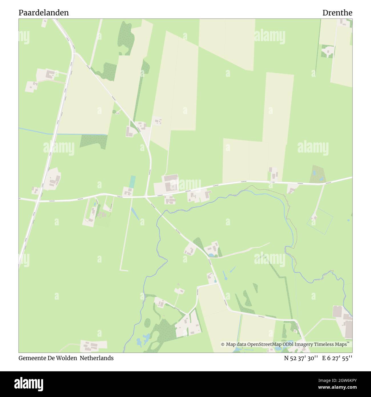 Paardelanden, Gemeente de Wolden, pays-Bas, Drenthe, N 52 37' 30'', E 6 27' 55'', carte, carte intemporelle publiée en 2021.Les voyageurs, les explorateurs et les aventuriers comme Florence Nightingale, David Livingstone, Ernest Shackleton, Lewis et Clark et Sherlock Holmes se sont appuyés sur des cartes pour planifier leurs voyages dans les coins les plus reculés du monde. Timeless Maps dresse la carte de la plupart des sites du monde, montrant ainsi la réalisation de grands rêves Banque D'Images