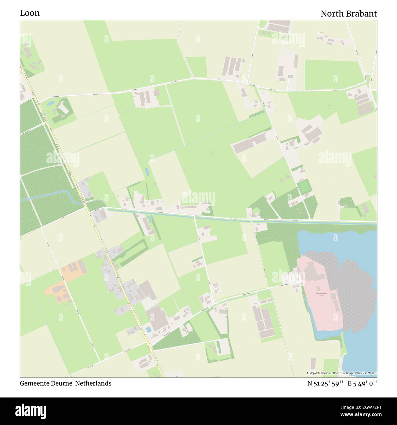 Loon, Gemeente Deurne, pays-Bas, Brabant-Nord, N 51 25' 59'', E 5 49' 0'', carte, carte intemporelle publiée en 2021.Les voyageurs, les explorateurs et les aventuriers comme Florence Nightingale, David Livingstone, Ernest Shackleton, Lewis et Clark et Sherlock Holmes se sont appuyés sur des cartes pour planifier leurs voyages dans les coins les plus reculés du monde. Timeless Maps dresse la carte de la plupart des sites du monde, montrant ainsi la réalisation de grands rêves Banque D'Images