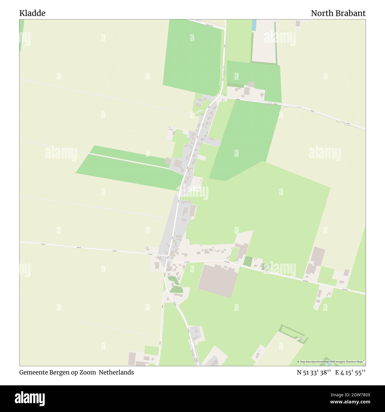 Kladde, Gemeente Bergen op Zoom, pays-Bas, Brabant Nord, N 51 33' 38'', E 4 15' 55'', carte, carte intemporelle publiée en 2021.Les voyageurs, les explorateurs et les aventuriers comme Florence Nightingale, David Livingstone, Ernest Shackleton, Lewis et Clark et Sherlock Holmes se sont appuyés sur des cartes pour planifier leurs voyages dans les coins les plus reculés du monde. Timeless Maps dresse la carte de la plupart des sites du monde, montrant ainsi la réalisation de grands rêves Banque D'Images