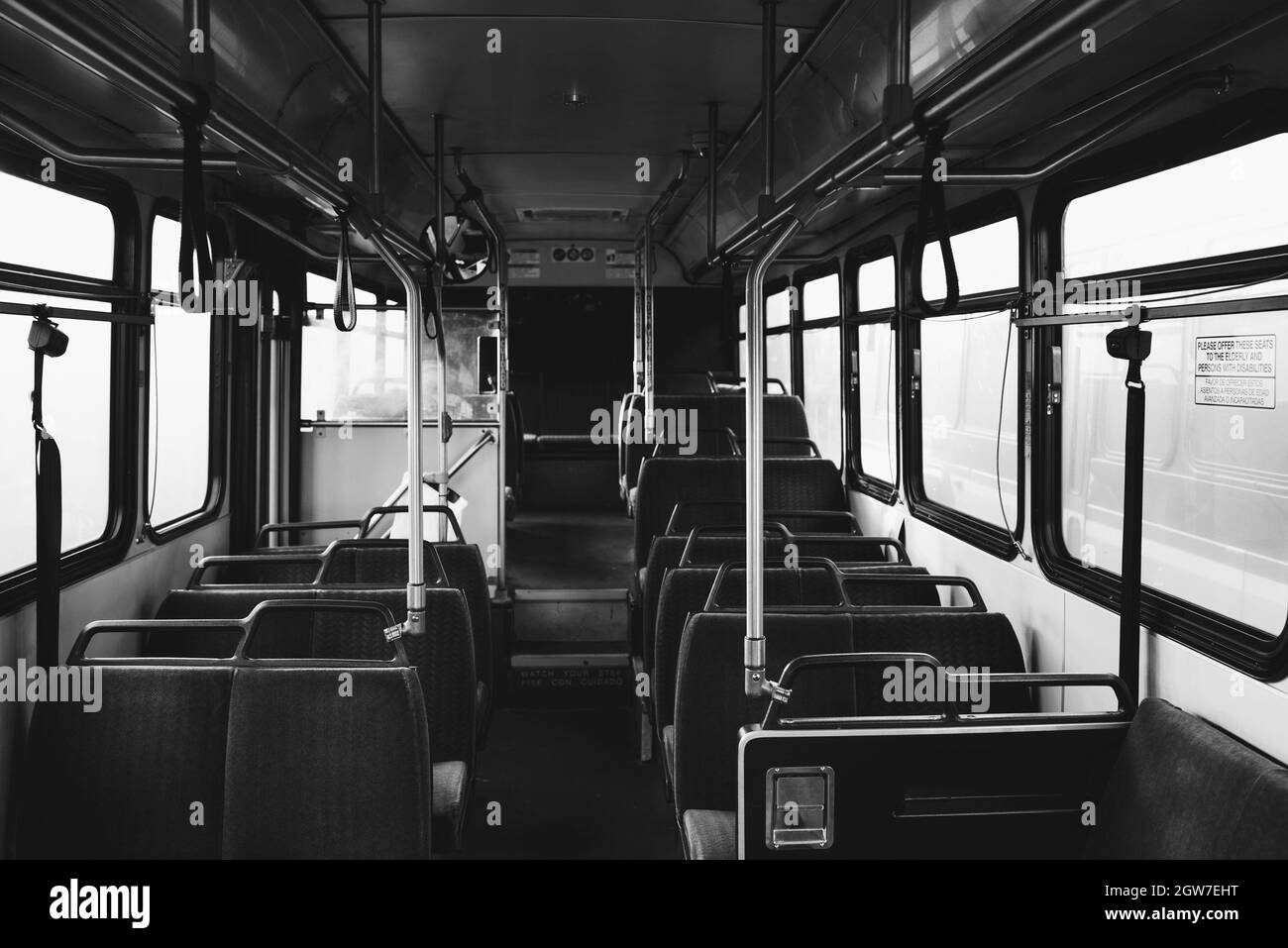 Bus Noir Et Blanc Banque d'image et photos - Alamy