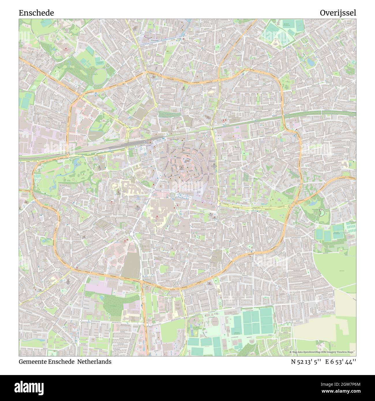 Enschede, Gemeente Enschede, pays-Bas, Overijssel, N 52 13' 5'', E 6 53' 44'', carte, carte intemporelle publiée en 2021.Les voyageurs, les explorateurs et les aventuriers comme Florence Nightingale, David Livingstone, Ernest Shackleton, Lewis et Clark et Sherlock Holmes se sont appuyés sur des cartes pour planifier leurs voyages dans les coins les plus reculés du monde. Timeless Maps dresse la carte de la plupart des sites du monde, montrant ainsi la réalisation de grands rêves Banque D'Images