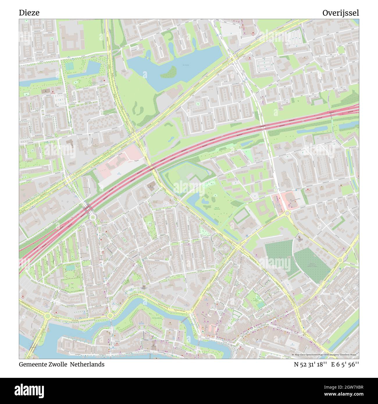 Dieze, Gemeente Zwolle, pays-Bas, Overijssel, N 52 31' 18'', E 6 5' 56'', carte, carte intemporelle publiée en 2021.Les voyageurs, les explorateurs et les aventuriers comme Florence Nightingale, David Livingstone, Ernest Shackleton, Lewis et Clark et Sherlock Holmes se sont appuyés sur des cartes pour planifier leurs voyages dans les coins les plus reculés du monde. Timeless Maps dresse la carte de la plupart des sites du monde, montrant ainsi la réalisation de grands rêves Banque D'Images