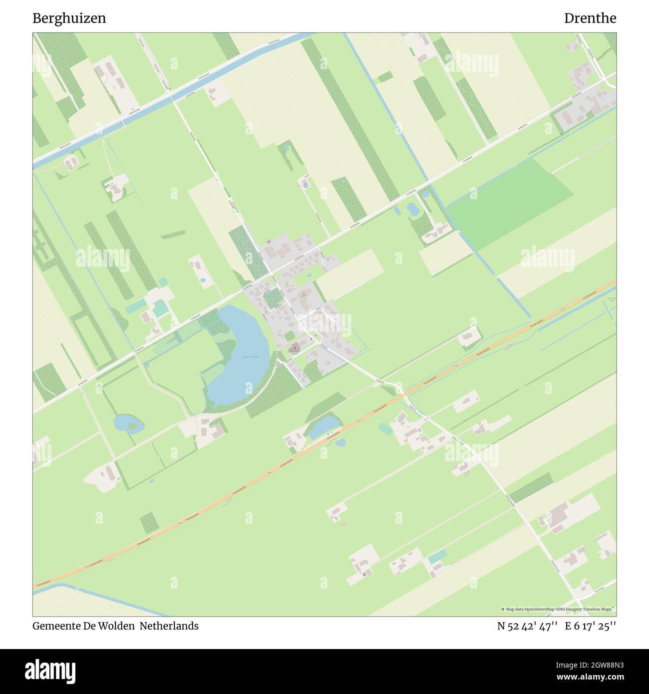 Berghuizen, Gemeente de Wolden, pays-Bas, Drenthe, N 52 42' 47'', E 6 17' 25'', carte, carte intemporelle publiée en 2021.Les voyageurs, les explorateurs et les aventuriers comme Florence Nightingale, David Livingstone, Ernest Shackleton, Lewis et Clark et Sherlock Holmes se sont appuyés sur des cartes pour planifier leurs voyages dans les coins les plus reculés du monde. Timeless Maps dresse la carte de la plupart des sites du monde, montrant ainsi la réalisation de grands rêves Banque D'Images