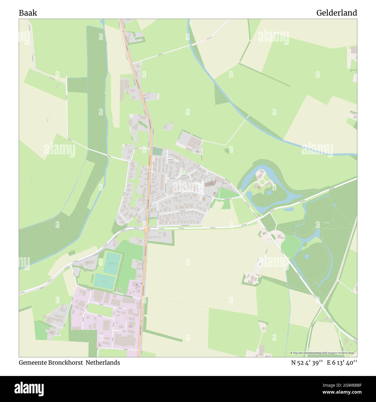 Baak, Gemeente Bronckhorst, pays-Bas, Gelderland, N 52 4' 39'', E 6 13' 40'', carte, carte intemporelle publiée en 2021.Les voyageurs, les explorateurs et les aventuriers comme Florence Nightingale, David Livingstone, Ernest Shackleton, Lewis et Clark et Sherlock Holmes se sont appuyés sur des cartes pour planifier leurs voyages dans les coins les plus reculés du monde. Timeless Maps dresse la carte de la plupart des sites du monde, montrant ainsi la réalisation de grands rêves Banque D'Images