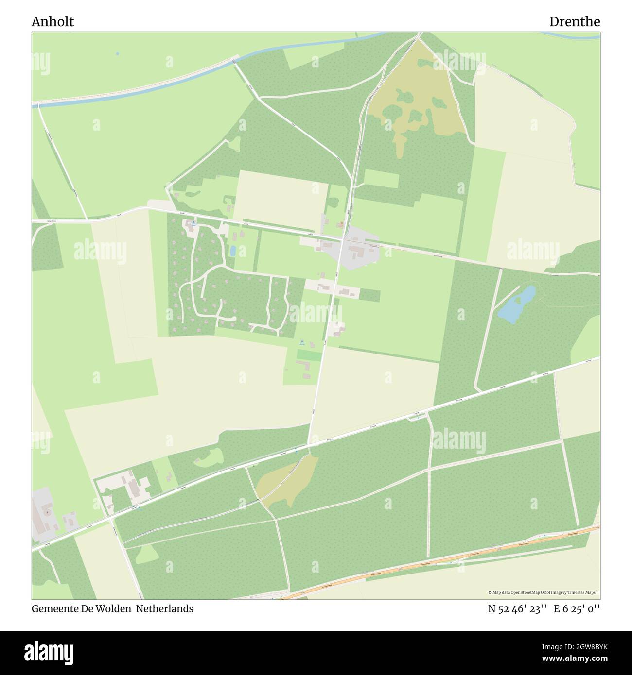 Anholt, Gemeente de Wolden, pays-Bas, Drenthe, N 52 46' 23'', E 6 25' 0'', carte, carte intemporelle publiée en 2021.Les voyageurs, les explorateurs et les aventuriers comme Florence Nightingale, David Livingstone, Ernest Shackleton, Lewis et Clark et Sherlock Holmes se sont appuyés sur des cartes pour planifier leurs voyages dans les coins les plus reculés du monde. Timeless Maps dresse la carte de la plupart des sites du monde, montrant ainsi la réalisation de grands rêves Banque D'Images