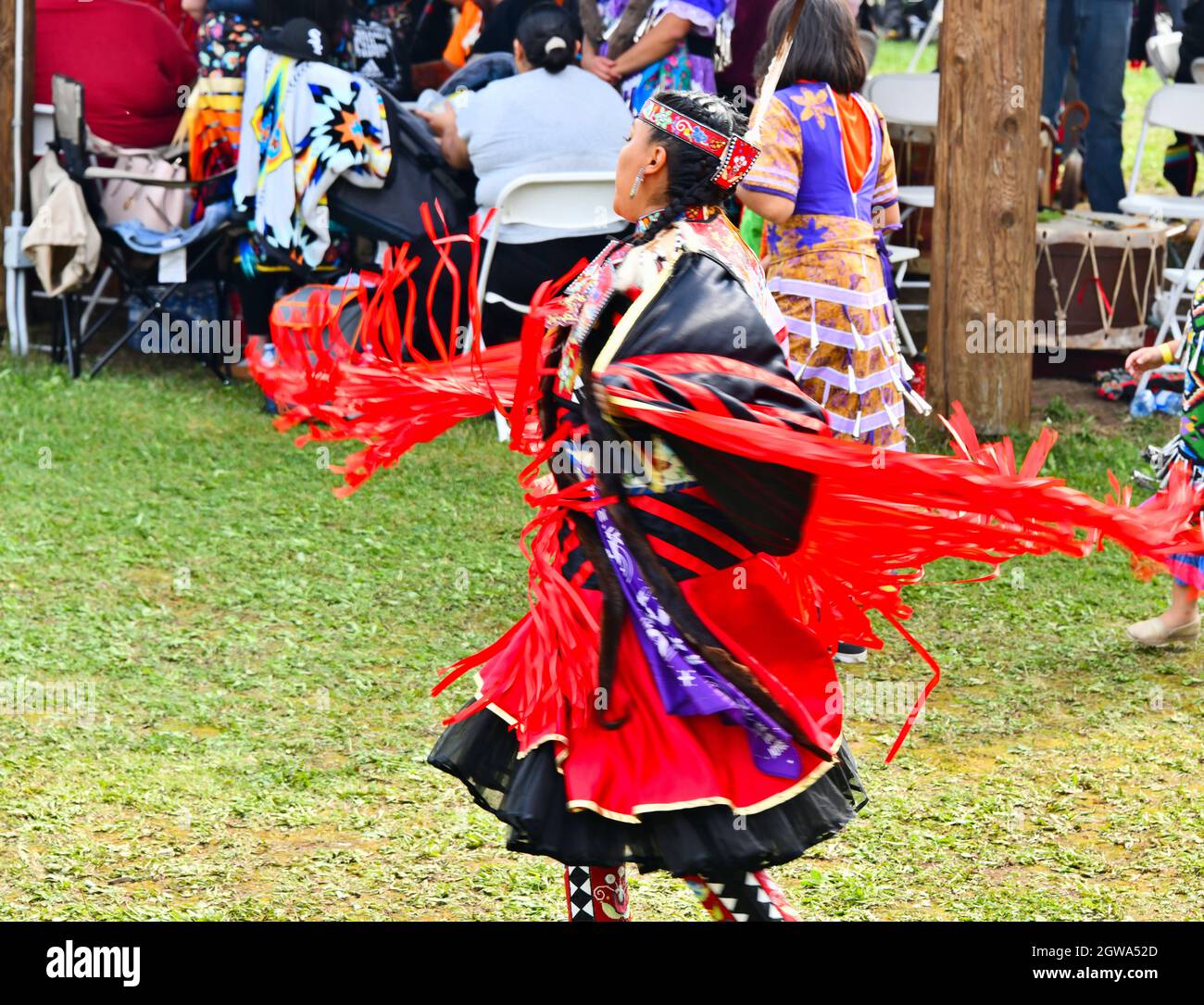 Pi. William , First Nations 2 day pow wow, Banque D'Images