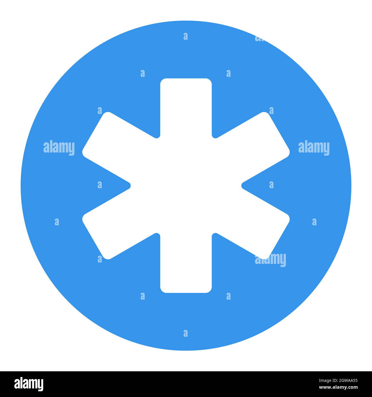 Medical Emergency Care glyphe vector icône de glyphe blanche Illustration de Vecteur