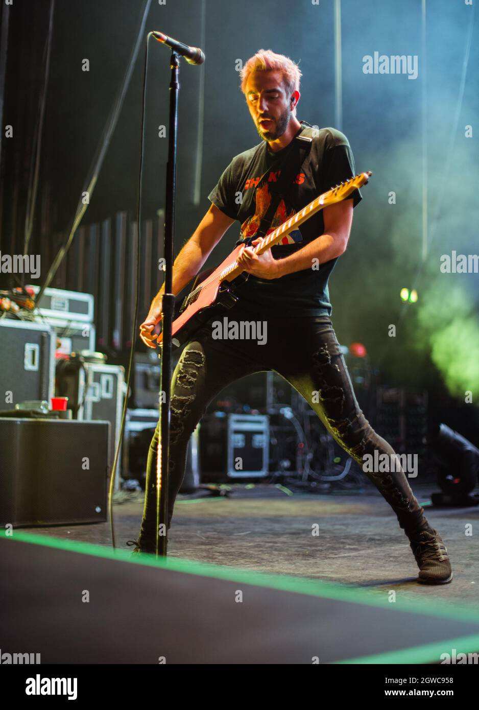 All Time Low Live à O2 Apollo Manchester, Royaume-Uni 26 septembre 2021 Banque D'Images