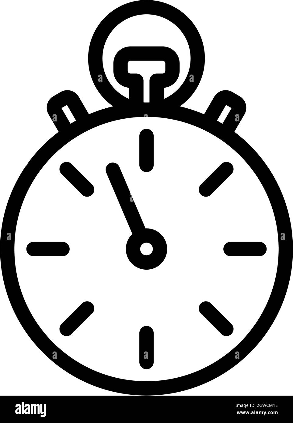 Icône du chronomètre Illustration de Vecteur