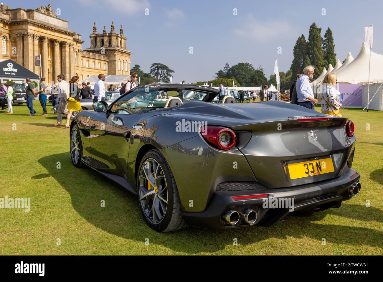 Ferrari Portofino ‘33N’ exposé au Concours d’élégance qui s’est tenu au Palais de Blenheim le 5 septembre 2021 Banque D'Images