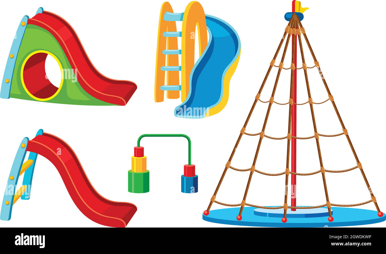 Playground slide Banque d'images vectorielles Alamy