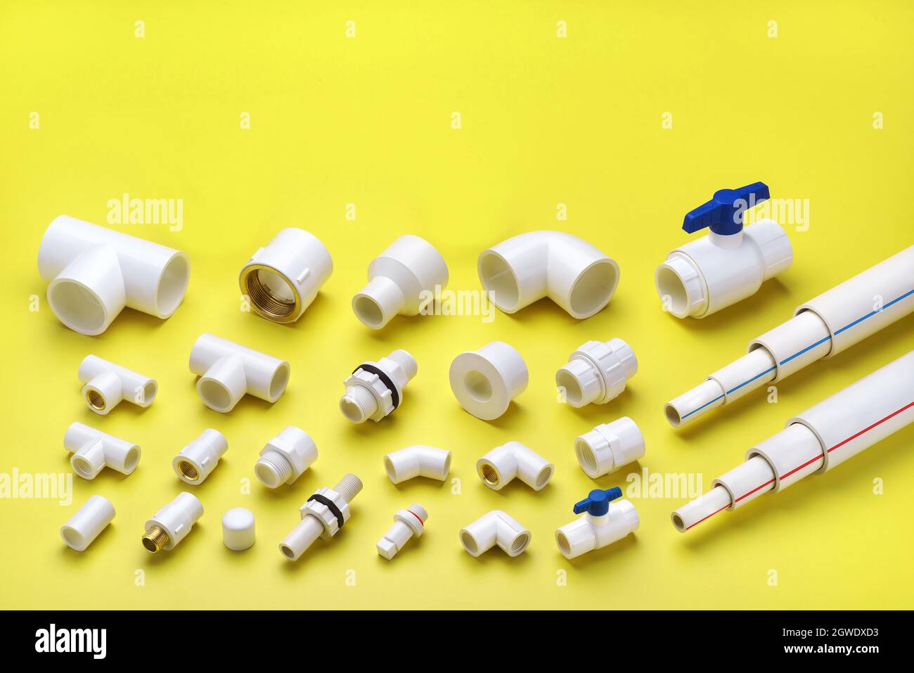 Kit De 6 Raccords Pour Coupe-tube Plastique PPR - Adapté Perceuse Standard 1/2"