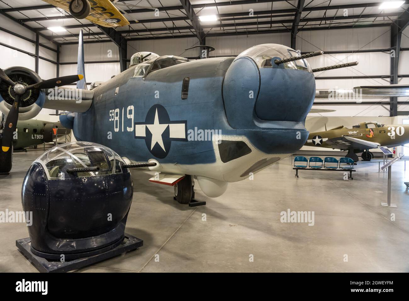 Le Privateer consolidé PB4Y-2 était une version de la marine américaine du bombardier B-24. Musée de l'air et de l'espace de Pima, Tucson, Arizona. Banque D'Images